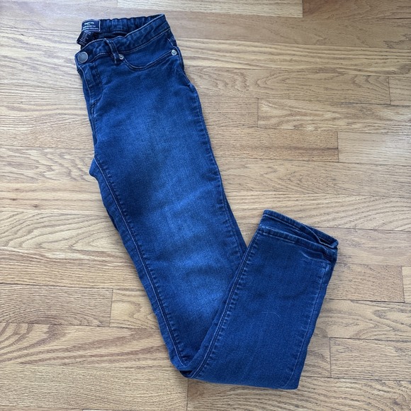 GAP Other - Gap Jeans Girls Sz 14 Blue Super Skinny Adjustable Waist 5 Pocket Button Closure